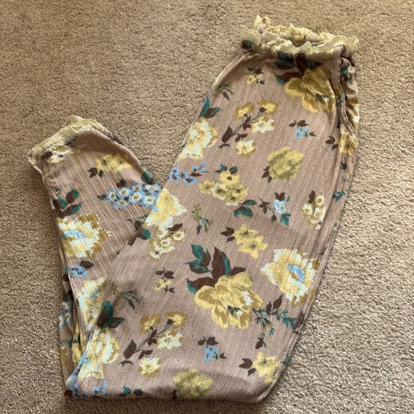 Free People Pants - Free People Floral Print Lounge Pants
